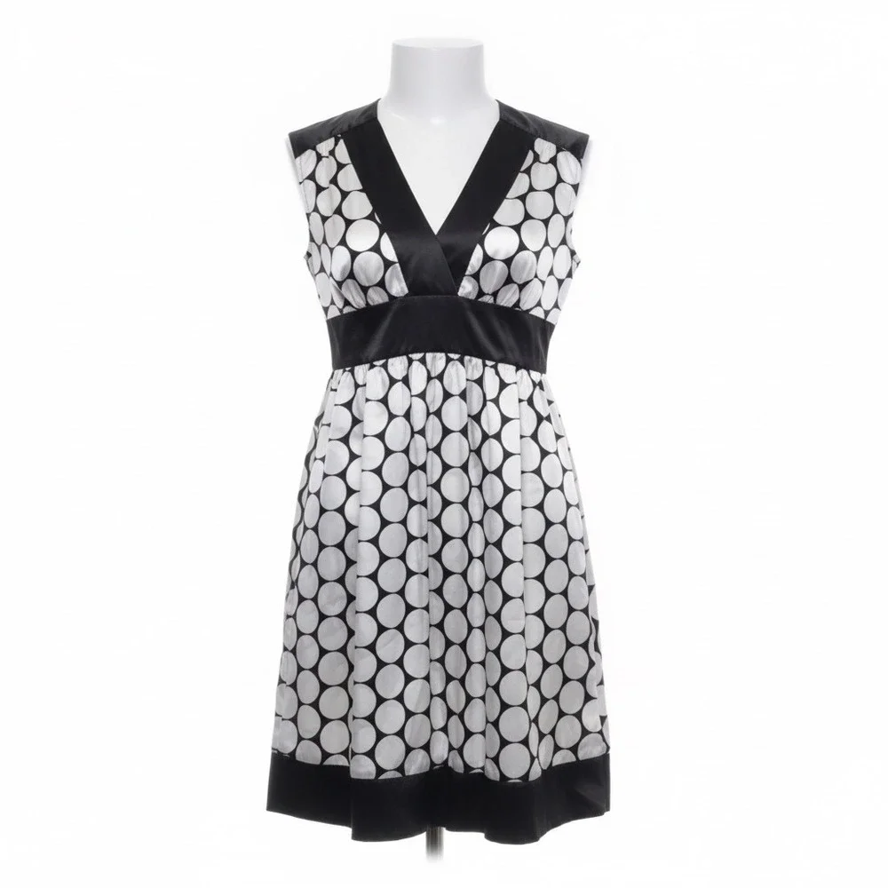 IZ Byer California Dress Womens 4 Sleeveless Polka Dot Fit Flare‎ Retro Pin Up
